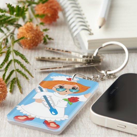 Nurse Acrylic Schlüsselanhänger (Vorderseite rechts)