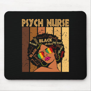 Nurse Afro American Women Black History Mo Mousepad