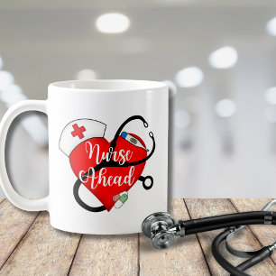 Nurse Ahead Kaffeetasse