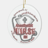 Nurse Anästhesist Axiom Keramikornament (Links)
