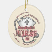 Nurse Anästhesist Axiom Keramikornament (Links)
