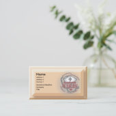 Nurse Anästhesist Axiom Visitenkarte (Stehend Vorderseite)