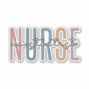 Nurse Anästhesist CRNA Geschenke für Anästhesiolog Aufkleber