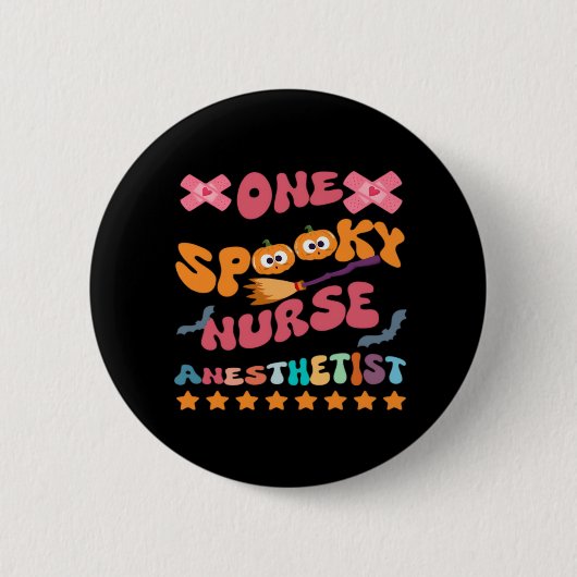 Nurse Anästhesist - ein lecker Nurse Anästhesist - Button (Vorderseite)