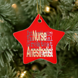 Nurse Anästhesist Extraordinaire Keramik Ornament