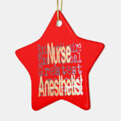 Nurse Anästhesist Extraordinaire Keramik Ornament (Links)
