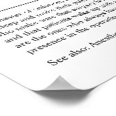 Nurse Anästhesist Personalisiertes Geschenkposter Poster (Ecke)