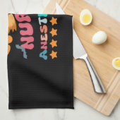 Nurse Anesthetist - One Spooky Nurse Anesthetist - Geschirrtuch (Viertel Falte)