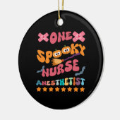 Nurse Anesthetist - One Spooky Nurse Anesthetist - Keramik Ornament (Links)