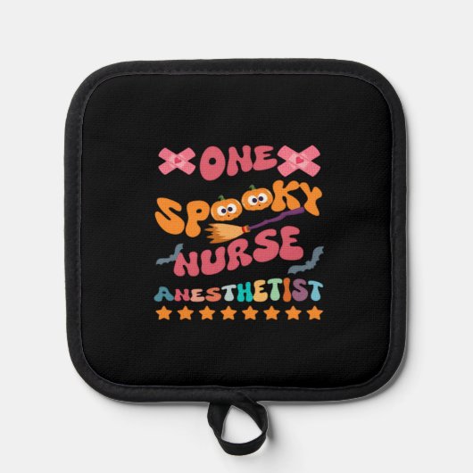 Nurse Anesthetist - One Spooky Nurse Anesthetist - Topflappen (Vorderseite)