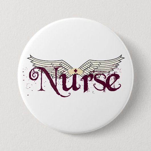 Nurse Angel Button (Vorderseite)