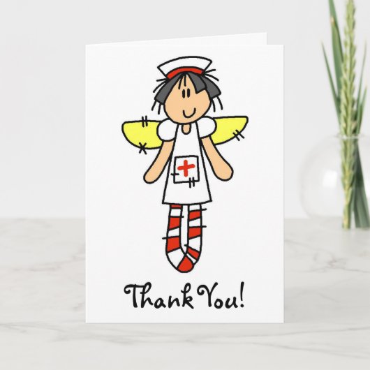 Nurse Angel Dankeskarte (Vorderseite)