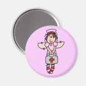 Nurse Angel Magnet (Vorderseite/Rückseite)