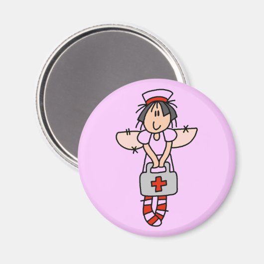 Nurse Angel Magnet (Vorderseite/Rückseite)