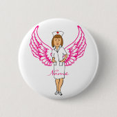 Nurse Angel Wings Thunder_Cove Button (Vorderseite)