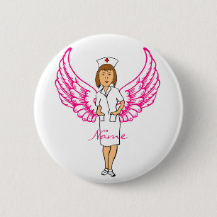Nurse Angel Wings Thunder_Cove Button