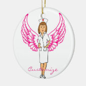 Nurse Angel Wings Thunder_Cove Keramik Ornament (Links)