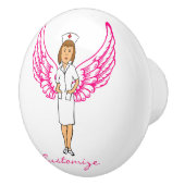 Nurse Angel Wings Thunder_Cove Keramikknauf (Rechts)