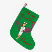 Nurse Angel Wings Thunder_Cove Kleiner Weihnachtsstrumpf (Vorderansicht (hängend))