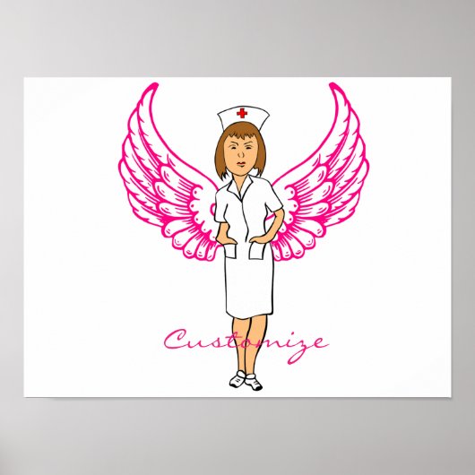 Nurse Angel Wings Thunder_Cove Poster (Vorne)