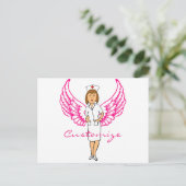 Nurse Angel Wings Thunder_Cove Postkarte (Stehend Vorderseite)