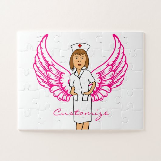 Nurse Angel Wings Thunder_Cove Puzzle (Horizontal)