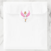 Nurse Angel Wings Thunder_Cove Runder Aufkleber (Tasche)