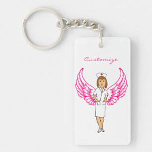 Nurse Angel Wings Thunder_Cove Schlüsselanhänger