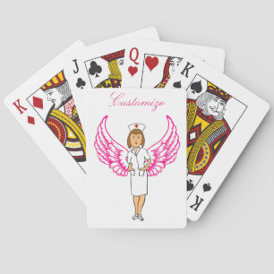 Nurse Angel Wings Thunder_Cove Spielkarten