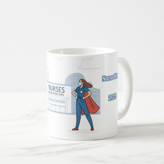 Nurse Appreciation Art Mug Design Kaffeetasse (VorderseiteRechts)