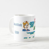 Nurse Appreciation Art Mug Design Kaffeetasse (Vorderseite Links)