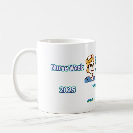 Nurse Appreciation Art Mug Design Kaffeetasse (Links)