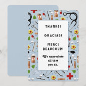 Nurse Appreciation Cards Dankeskarte (Vorne/Hinten)