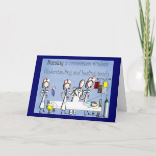 Nurse Art Geschenke Karte