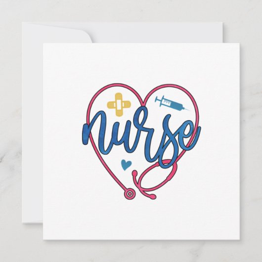 Nurse Art Nurse Einladung (Vorderseite)