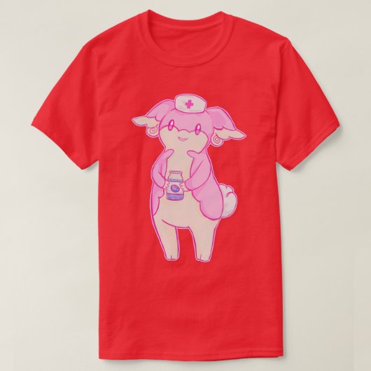 Nurse Audino T-Shirt (Design vorne)