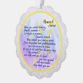 Nurse Aufwertungskarte Ornament Karte (Links)