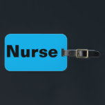 Nurse Azure Luggage Tag Gepäckanhänger<br><div class="desc">Nurse Azure Luggage Tag</div>