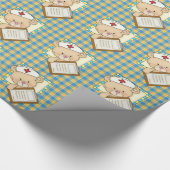 Nurse Bear Cartoon Packpapier (Ecke)