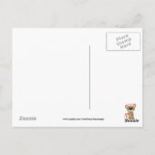 Nurse Bear Danke, Postkarte (Rückseite)