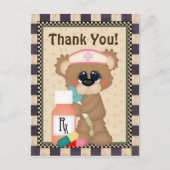 Nurse Bear Danke, Postkarte (Vorderseite)