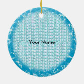 Nurse Bear rund Ornament (Hinten)