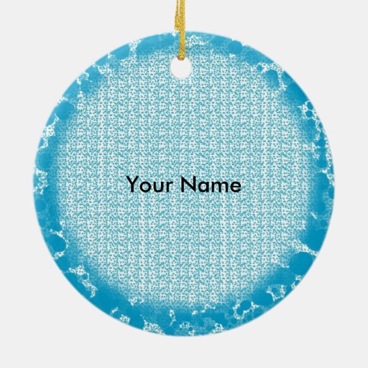 Nurse Bear rund Ornament (Hinten)