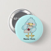 Nurse Birdie Button (Vorne & Hinten)