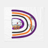 Nurse Boo Crew Funny Nurses Halloween Matching Fleecedecke (Vorderseite (Horizontal))