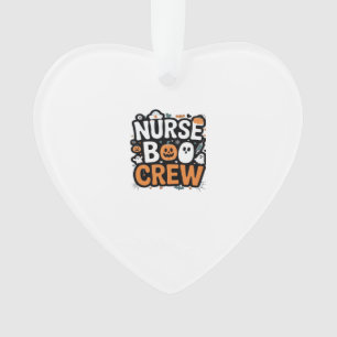 Nurse Boo Crew Halloween Gesundheitsheld Gruselig  Ornament