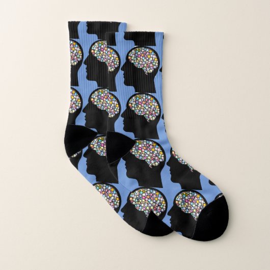 Nurse Brain Ceil Blue Socks Socken (Paar)