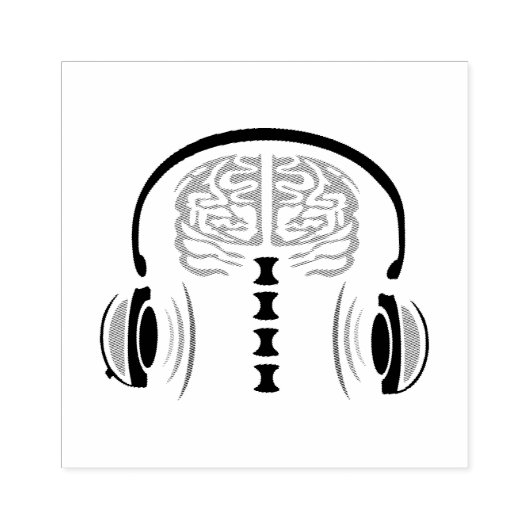 Nurse Brain Gray Song Gummistempel (Prägung)