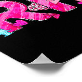 Nurse Breast Cancer Awareness Nk Ribbon Nursing Rn Poster (Ecke)