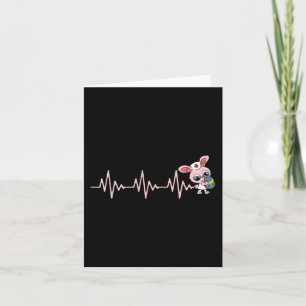 Nurse Bunny Heartbeat Ostereier Jagdkaninchen Nu Karte